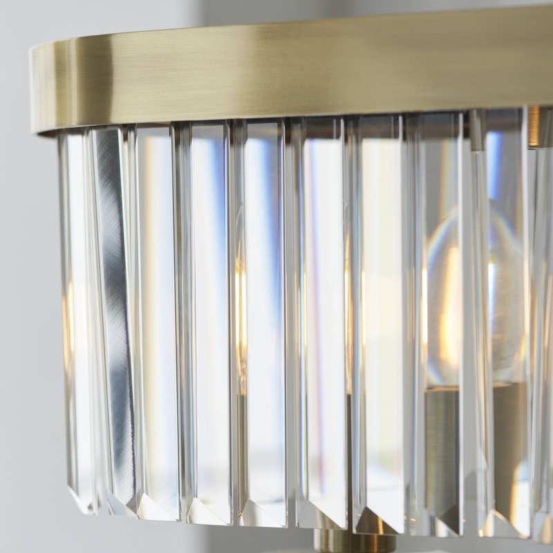 Bothell Avish 4lt Chandelier, Antique Brass