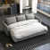 U-Shaped Sleeper Sectional Reversible Modular Sectional Sofa