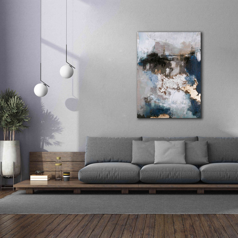 «Waterfall» par Design Fabrikken, estampe numérique sur toile, H 54 po x l 40 po x P 1,5 po