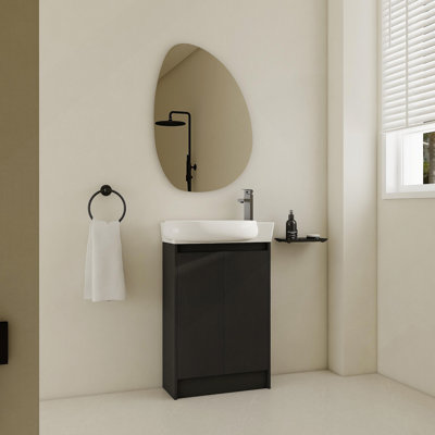 23" Freestanding Bathroom Vanity With Sink, Soft Close Doors