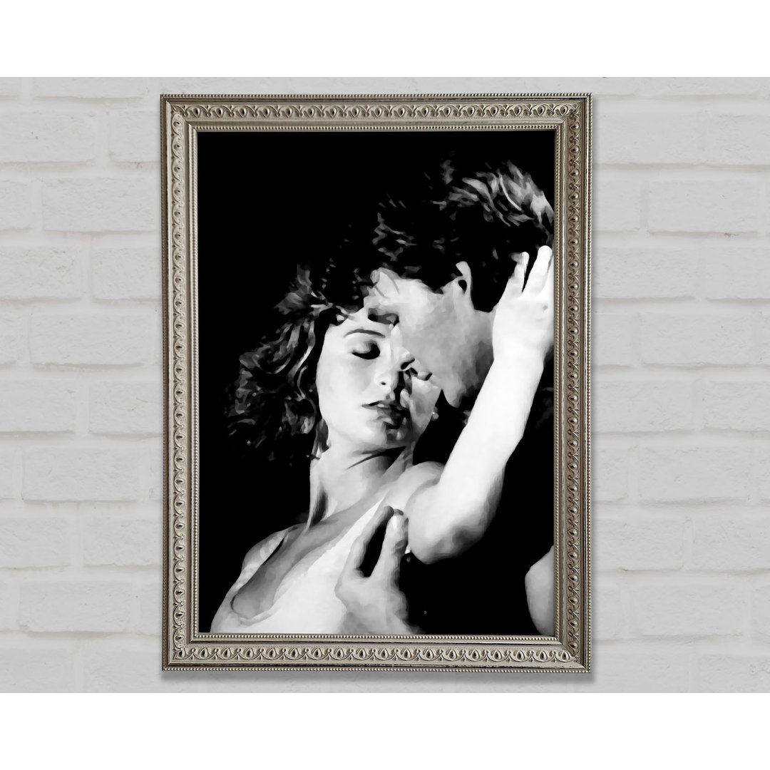 Dirty Dancing The Touch B N W - Einzelne Bilderrahmen Kunstdrucke