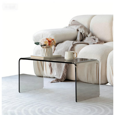 Modern Simple Acrylic Coffee Table,Grey