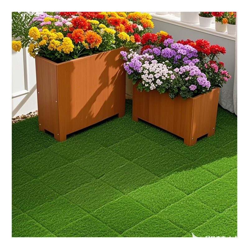 36 tuiles artificielles à emboîtement pour terrasse et jardin