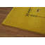 Tapis jaune de style oriental tribal Gabbeh