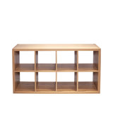 Smart Cube 8-Cube Organizer Storage with Opened Back Shelves,2 X 4 Cube Bookcase Book Shleves for Home, Office