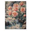 Pivoines hivernales et la rivière Glacier III - Décoration murale en bois de pivoines - sur bois de pin naturel-1273544543