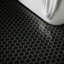 Carreau de mosaïque de plancher et de mur en porcelaine brillante 12 po x 13 po Nivora Caviar-2010861559