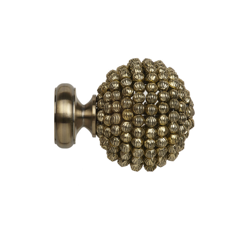 Jadon 20.32cm Finial, Antique Brass