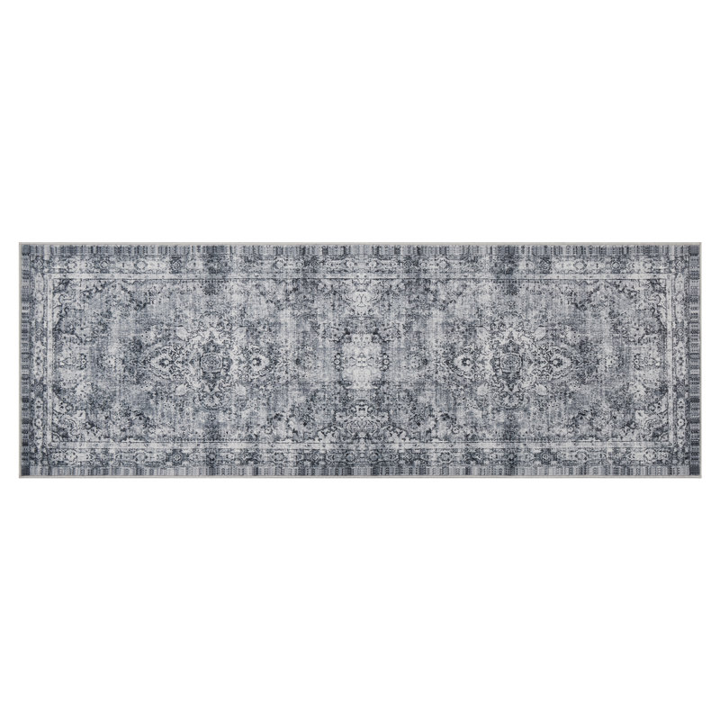 Machine Washable Low-Pile Vintage Rugs With Non-Shedding for Entryway Nursery Bedroom Living Room for Kitchen Bedside Entrance Thick and Soft Durable Easy to Clean