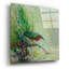 Art mural en verre rouge «Red Heron On The Hunt» par Floy Zittin-1426717584