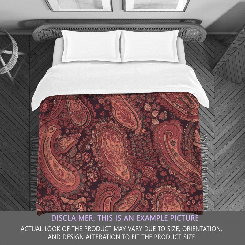 Paisley Bedding, Twin Extra Long Comforter