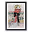 Overlooking the Sumida River by Kikukawa Eizan - Picture Frame Painting Print-55578195-55578194