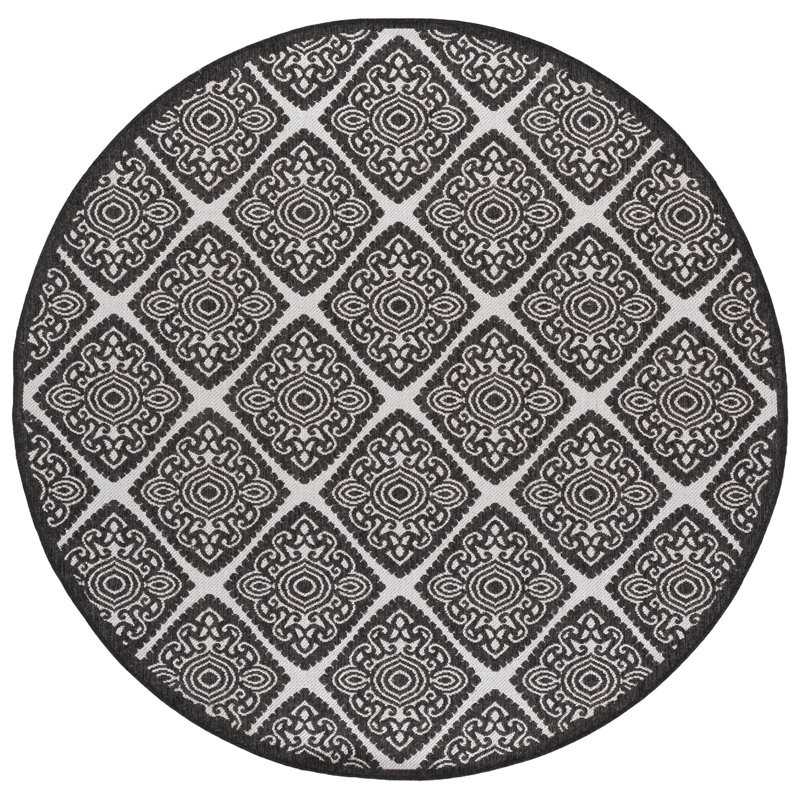 Tapis intérieur / extérieur Burnell Performance, Rond 6 pi 7 po