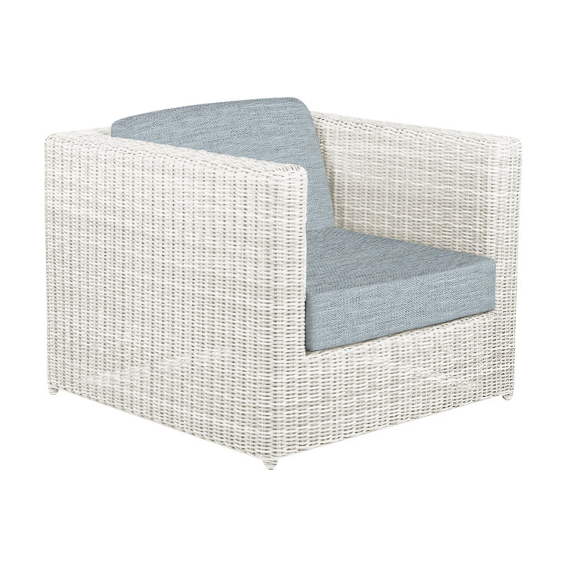 Sag Harbor Outdoor Lounge Chair, Ocean, Sag Harbor Classic White