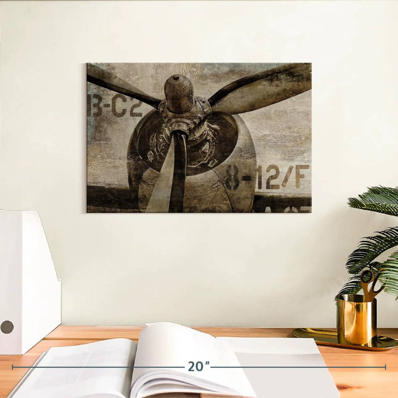 Vintage Propeller, 8" H x 12" W