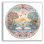 Art mural sur toile Swan Sunrise Garden Medallion