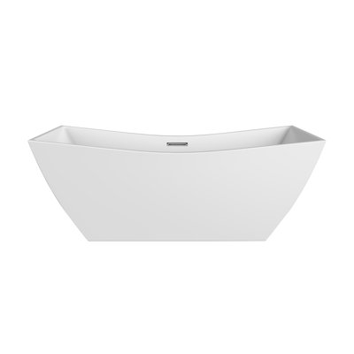 Tairo 67'' x 31.5'' Soaking Acrylic Bathtub