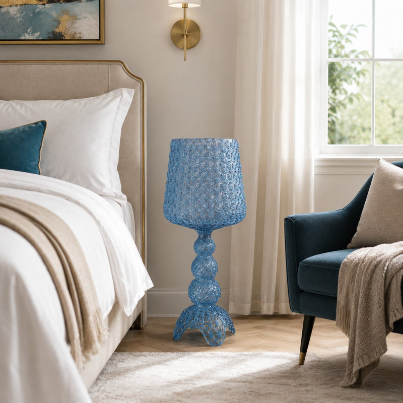 Lampe sur pied 27,76 po Blue Hollow