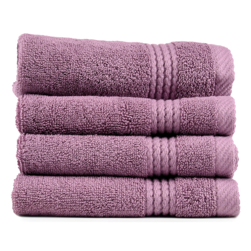 Abenamar Lara Turkish Cotton Towel Washcloth, Damson