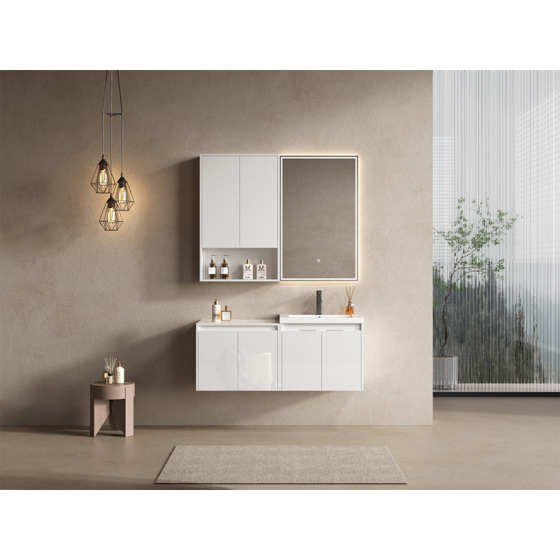 Meuble-lavabo 48 po avec lavabo en résine