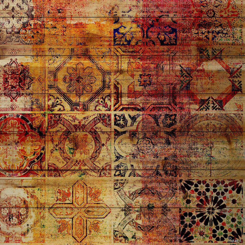 Parvez Taj - No Frame Painting on Wood, 61cm H x 61cm W