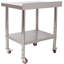 Table de préparation en acier inoxydable