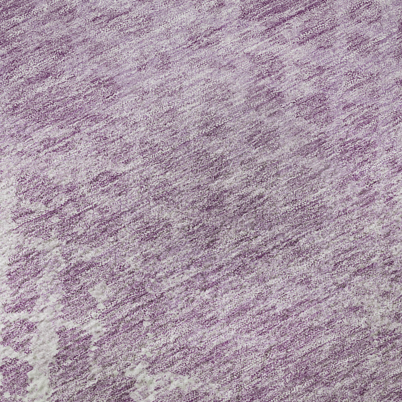 Tapis lavande Prisco lavable à la machine de qualité supérieure, Tapis de couloir 2 pi 3 po x 7 pi 6 po