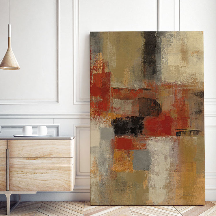« intersection crop », reproduction de peinture à l’acrylique sur toile, H 14 po x l 11 po x P 2 po