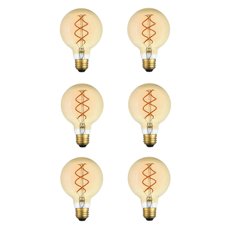 6 W G25 E26/Medium (Standard) Dimmable 2000 K LED Bulb