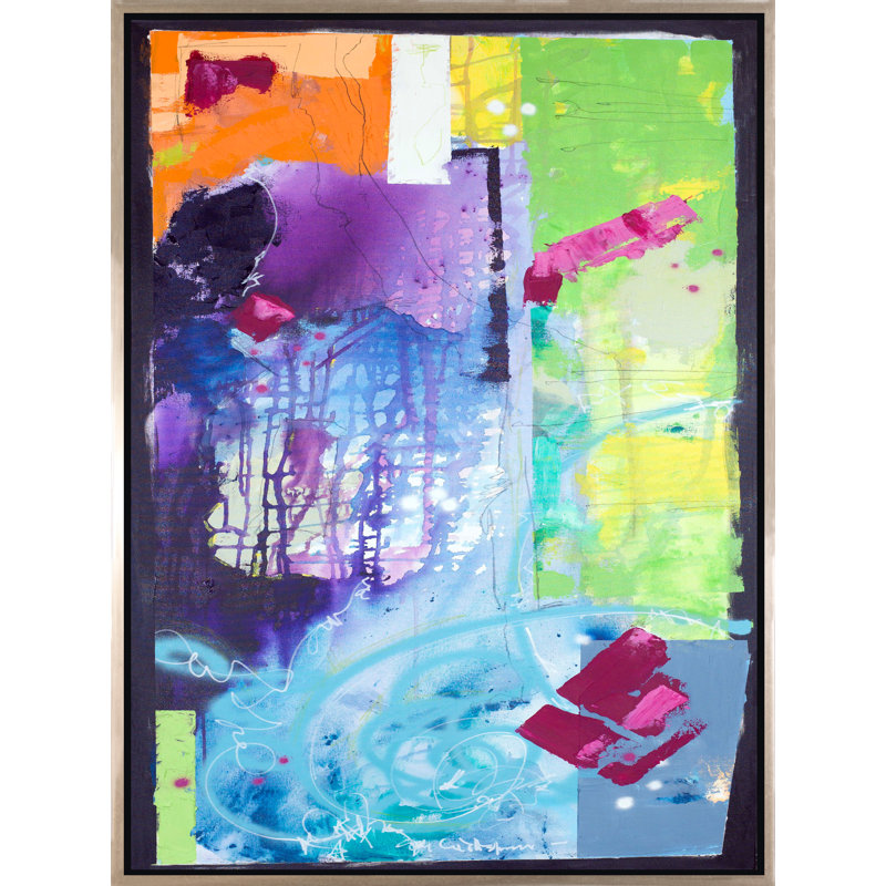 Conquering Hurdles - reproduction sur toile avec cadre flottant, H 48 po x l 36 po x P 2,25 po