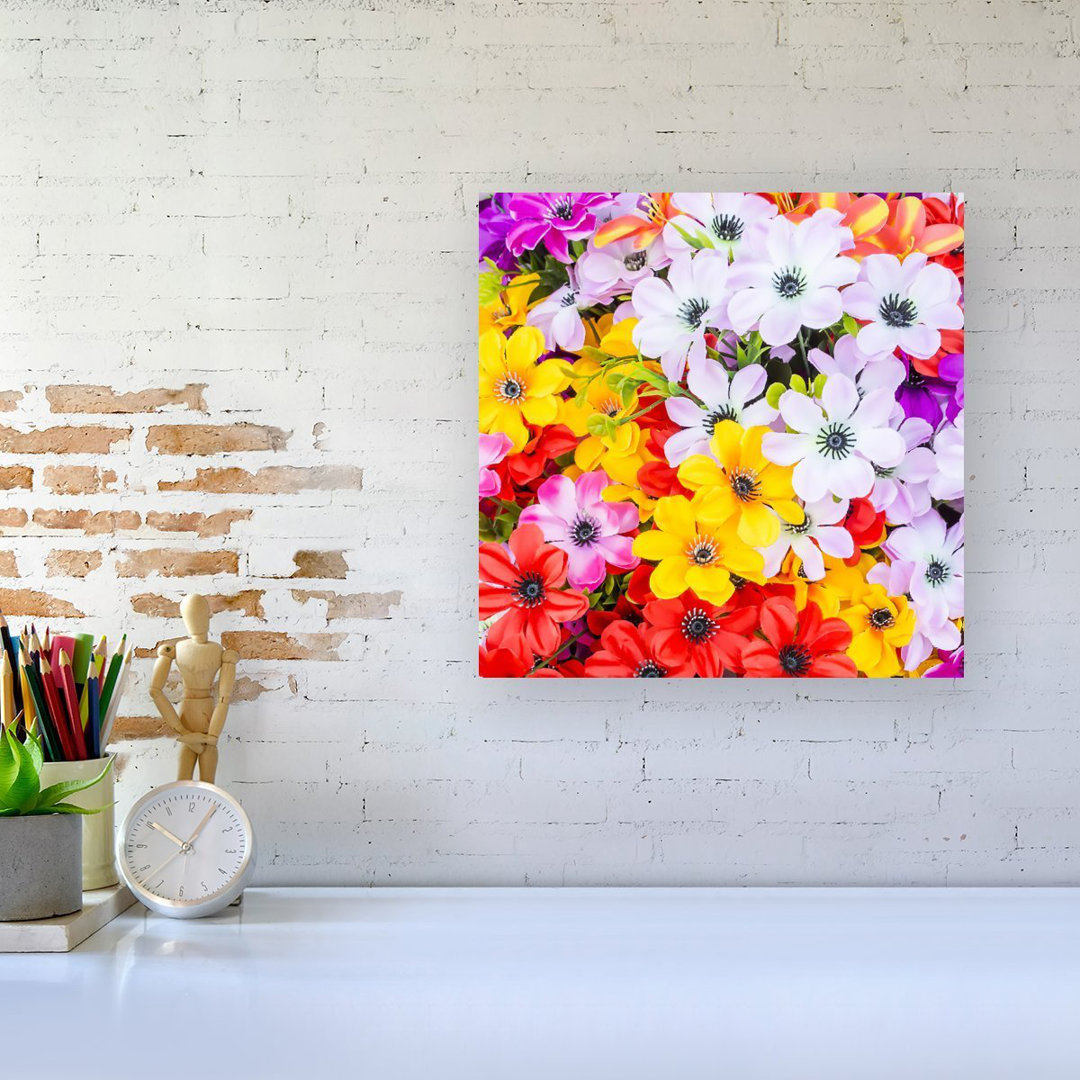 SPRING FLOWERS - Wrapped Canvas Print