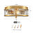 Alixandra 2-Light 12” Flush Mount Ceiling Light With Crackle Glass Shade-700017369