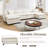 Modular Sectional Sofa Couch,Deep Seat Sofa With Movable Ottoman For Living Room,Chenille Couch With Pillows-355783202