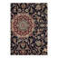 Melfred Oriental Area Rug in Navy Blue