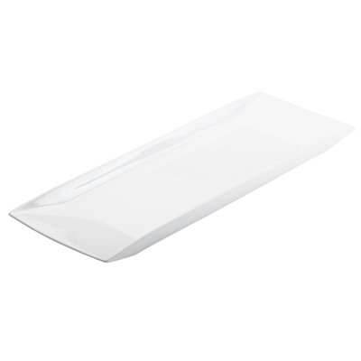 Gourmet Display Long Rectangle Porcelain Platter