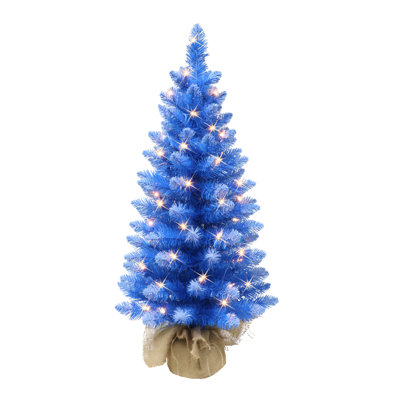36' Lighted Fir Christmas Tree