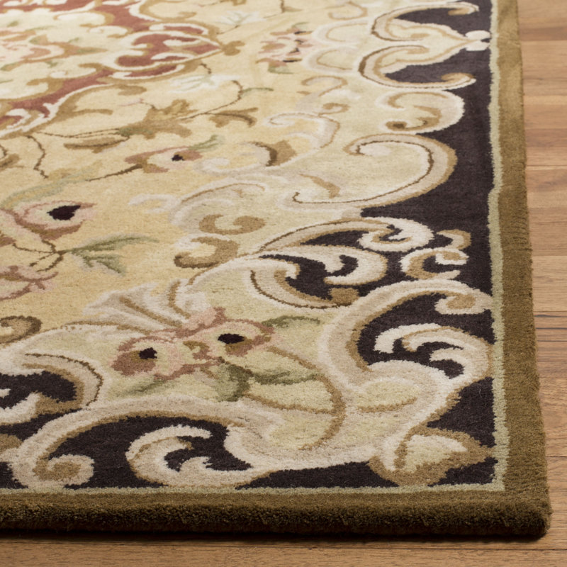 Alger Hand Tufted Wool Oriental Rug, Rectangle 2'3" x 4'