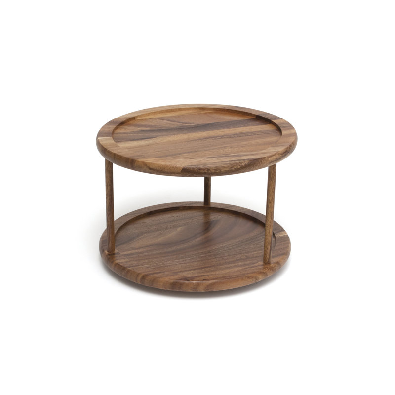 Acacia 2 Tier Turntable