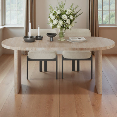 55.12"-70.87"Modern Extendable Dining Table With Removable Extension Leaves,Mid-Century Modern Style Home Table,Suitable For Dining Rooms, Kitchens, A