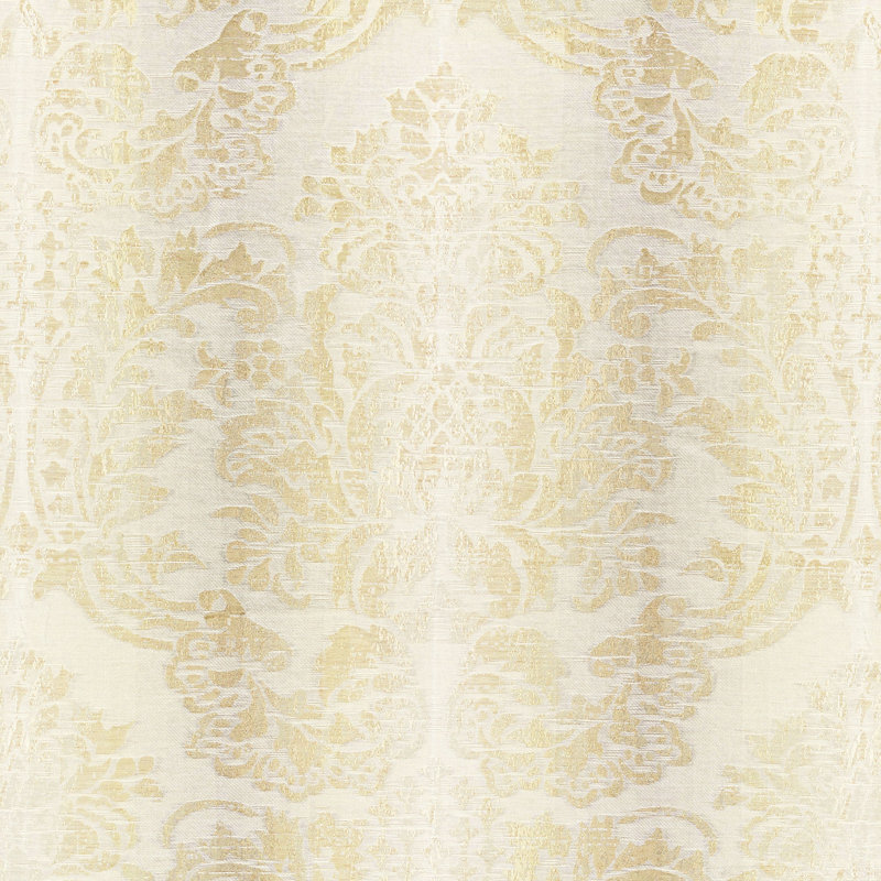 Tissu damassé Merchante Sorrento, Parchemin