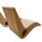Outdoor Wicker Chaise Lounge Set with Table