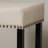 Williar Upholstered Counter Stool with Solid Wood Frame
