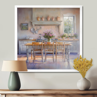 Lavande Bouquet Farmhouse Kitchen II - impression d'art mural de ferme