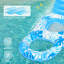 Chaise de piscine gonflable avec repose-pieds-97744161
