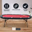 84" Fourth Street Texas Hold'em Poker Table