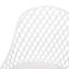 Chaises d'extérieur en polypropylène blanc-312688943