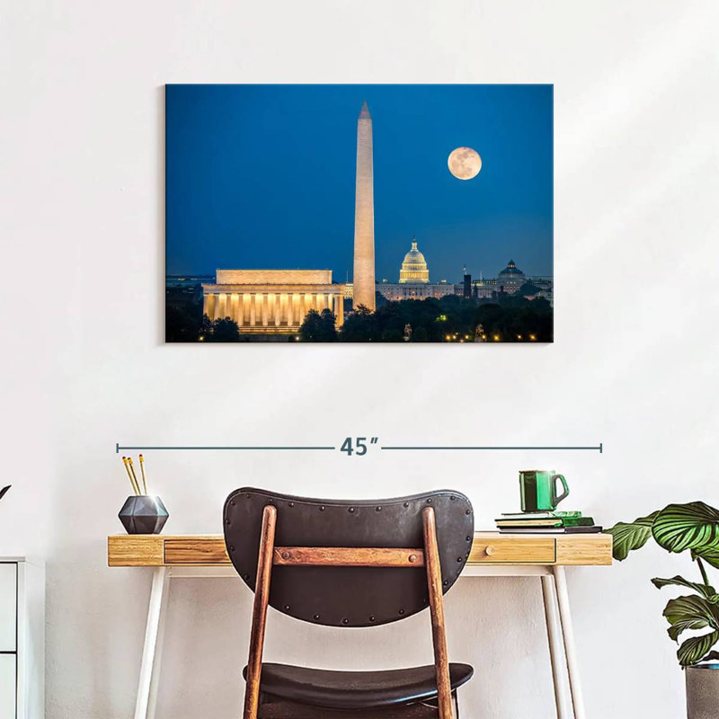Lilie Washington Monuments, 24" H x 36" W