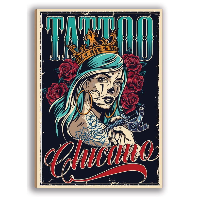 Tigre - impression sur toile tendue, H 16 po x l 12 po x P 1,2 po