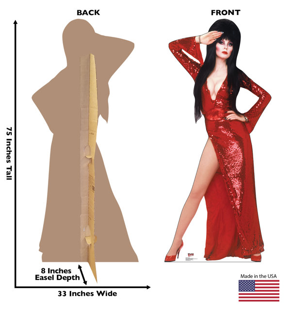 Elvira - Coffin - Cardboard Standup