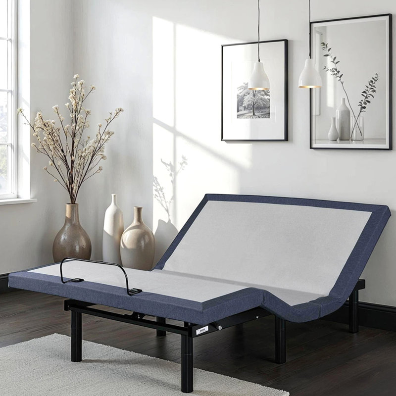 Base de lit très grand réglable avec trois modes de vibration et réglages de la position de la tête et des pieds